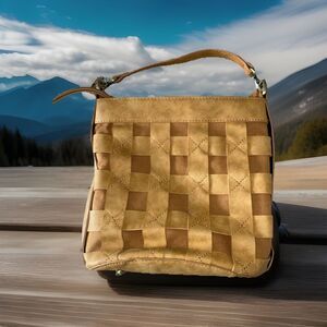 Joy  Susan Hobo Bag‎ Weaved Small Brown